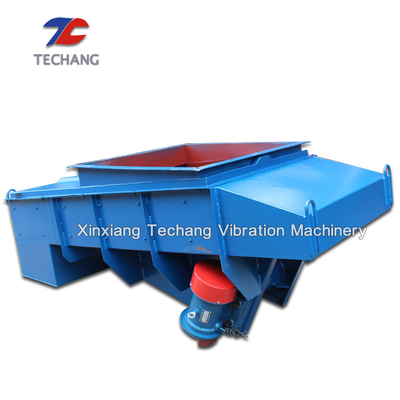 Motor Driven Vibrating Feeder Machine Carbon Steel / Stainless Steel Type Optional