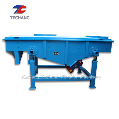 Large Capacity Linear Vibrating Screen Adopts Twin Vibrating Exciters Driving
