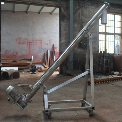 600mm Stainless Steel Inclined Screw Conveyor For Flour