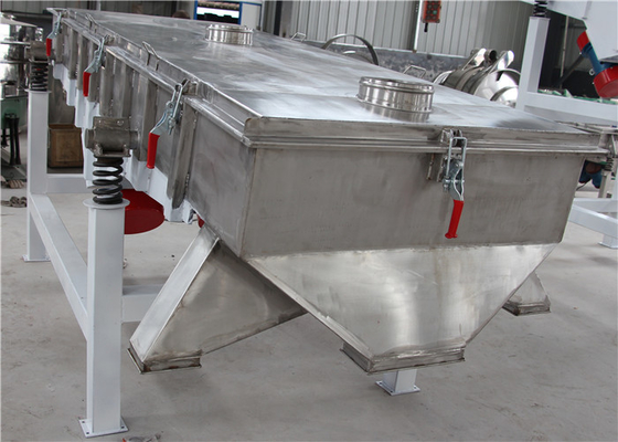 Food Industry Grain Particle SS304 Linear Vibrating Screen