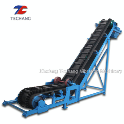 PVC Belt Conveyor Machine Large Capacity For Bulk Materials Loading / Sorting