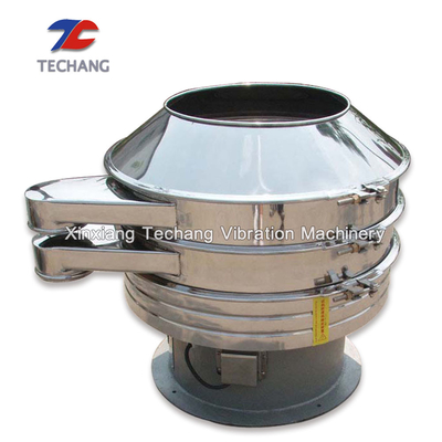 Chemical Industry Stainless Steel Rotary Vibrating Screen With Large Sieving Capacity
