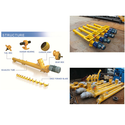 Simple Structure Spiral Screw Conveyor For Dry Sand