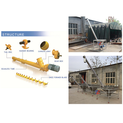 Cement Lime Powder Inclining Electric Screw Feeder